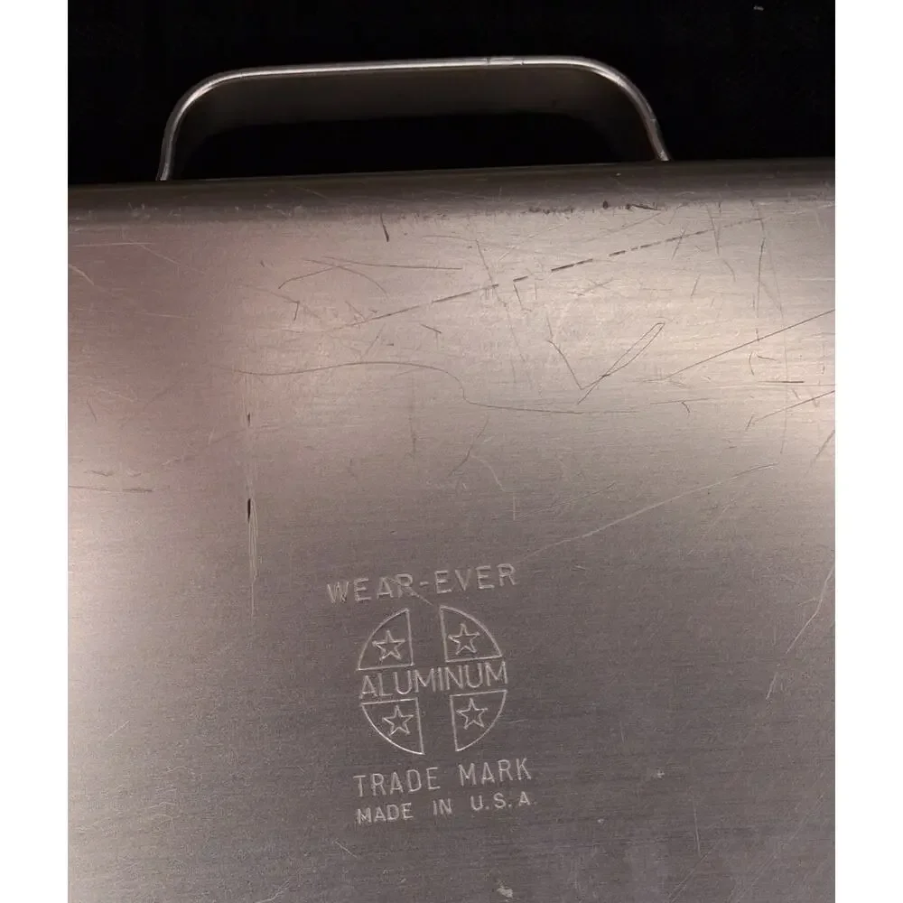 Vintage Wear Ever 918 Heavy Duty Aluminum Base Roasting Pan